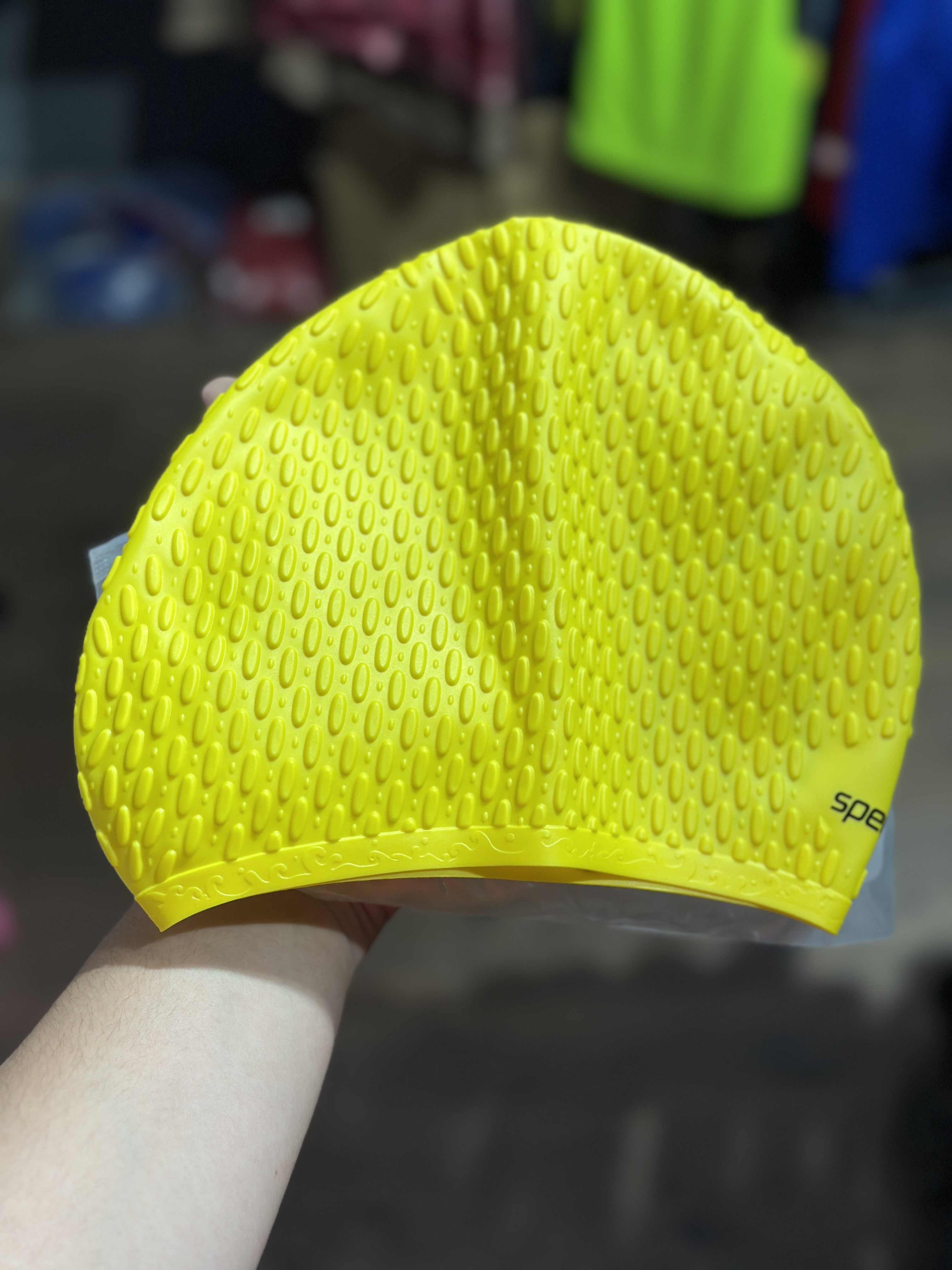 کلاه شنا پفکی speedo سیلیکونی کد ۱۰۵۷