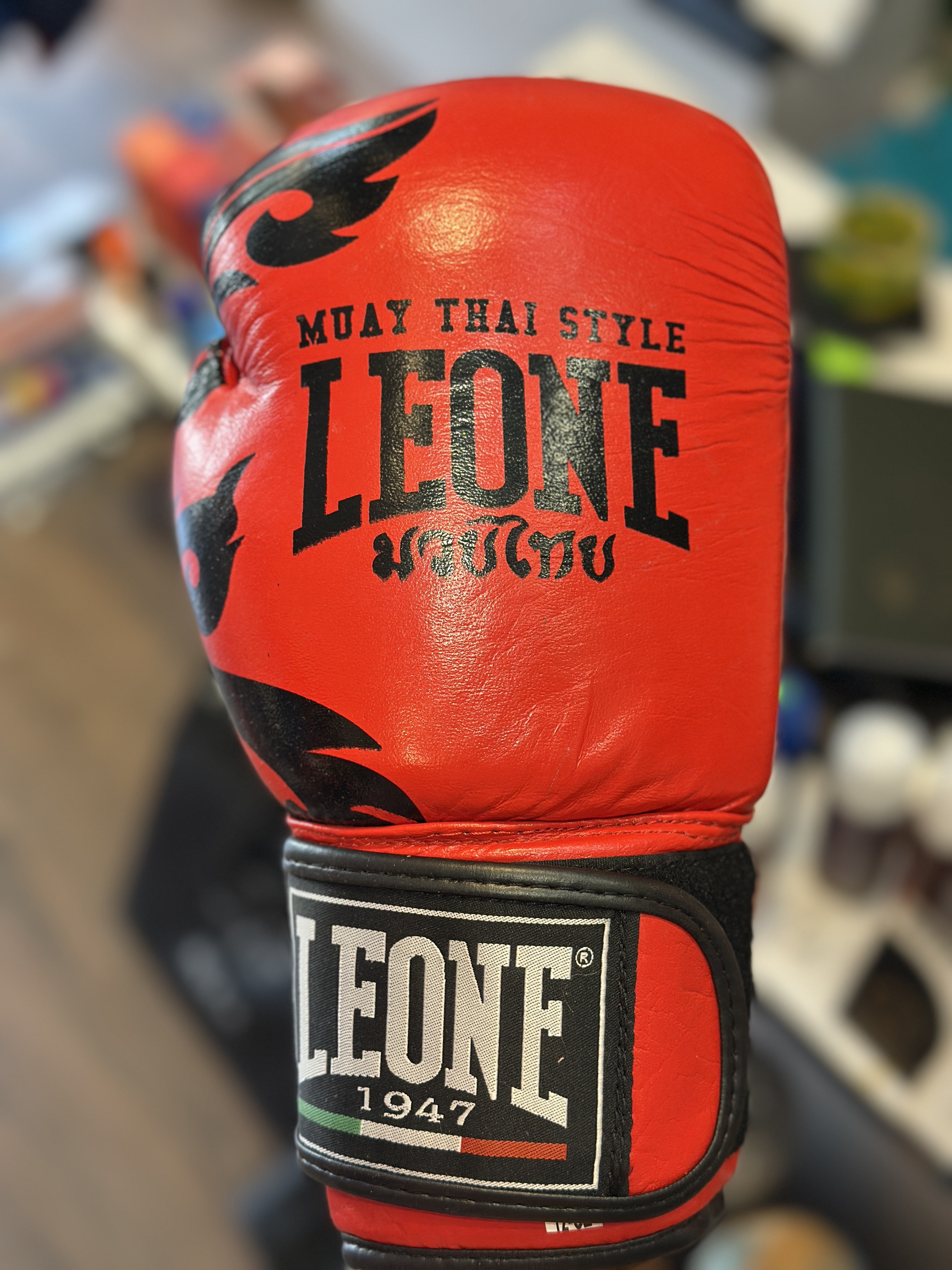 دستکش بوکس چرمی LEONE سایز ۱۲ کد۱۰۷۱